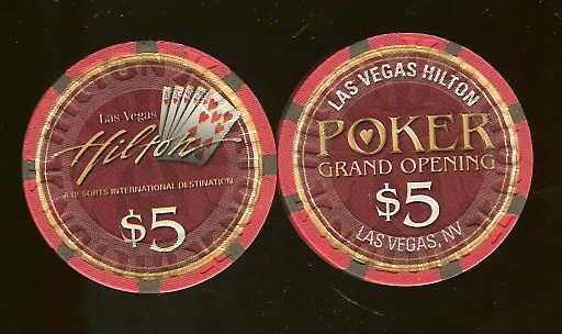 $5 Hilton Poker Roon Grand Opening (Circulated)