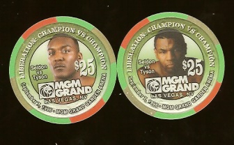 $25 MGM Grand Liberation Chanpion vs Chanpion Sheldon vs Tyson Boxing