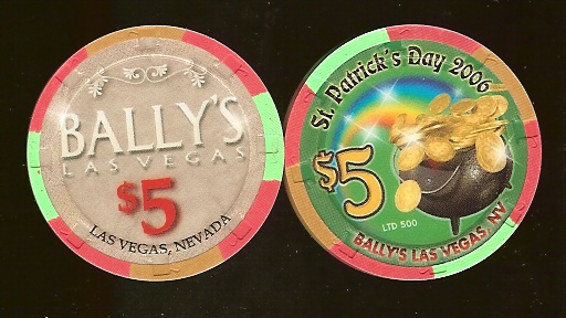 $5 Ballys St Patricks Day 2006