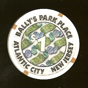 BPP-1c $1 Ballys Park Place 4th issue