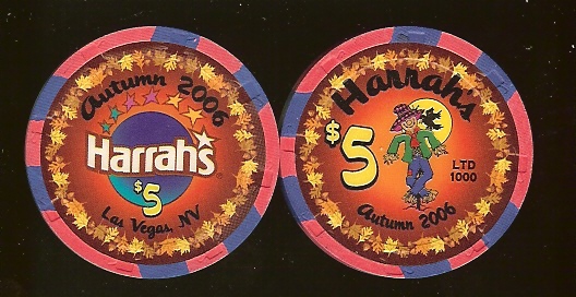 $5 Harrahs Autumn 2006