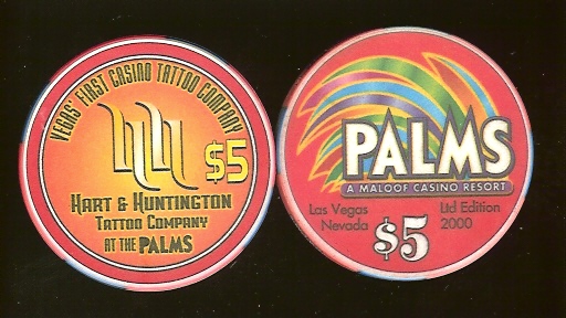 $5 Palms Hart & Huntington Tattoo Company