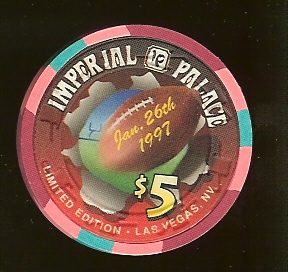 $5 Imperial Palace Superbowl 1997