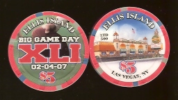 $5 Ellis Island Superbowl 2007 