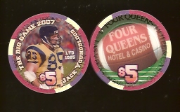 $5 Four Queens Superbowl 41 2007 Jack Youngblood