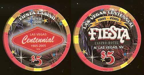 $5 Fiesta Centennial 1905 - 2005