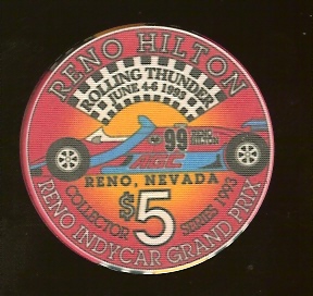 $5 Reno Hilton Rolling Thunder 1993