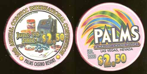 $2.50 Palms 10th Annual CC & GTCC International Convention 2002