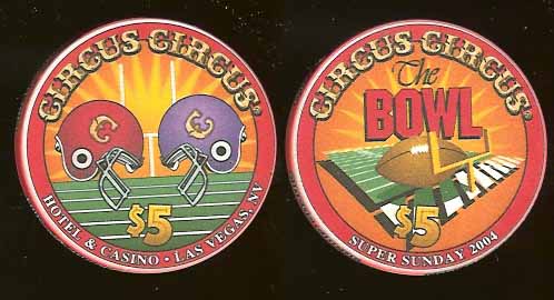 $5 Circus Circus Superbowl 2004