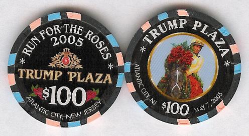 TPP-100g $100 Trump Plaza Derby 2005