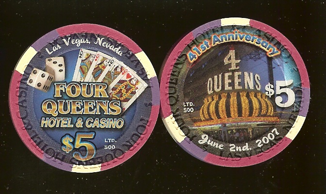 $5 Four Queens 41st Anniversary June 2nd 2007 41 years