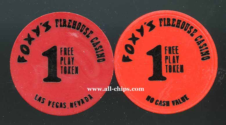 $1 Foxys Fire House  Free Play Token