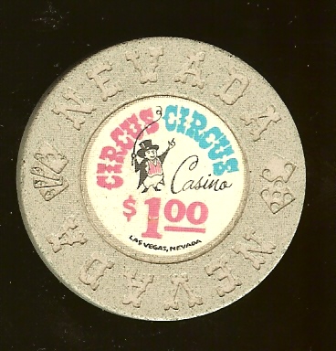 $1 Circus Circus 1st issue Ring Master 