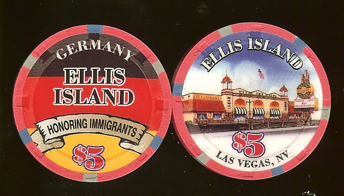 $5 Ellis Island Honoring Immigrants Germany
