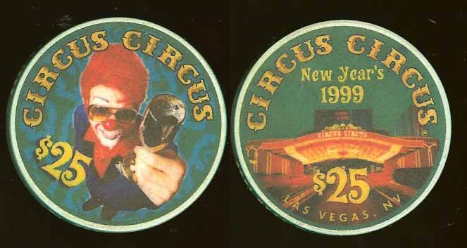$25 Circus Circus New Years Eve 1999