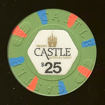 CAS-25a Flat $25 Trumps Castle 2nd issue