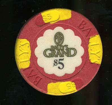 BAG-5 $5 Ballys Grand
