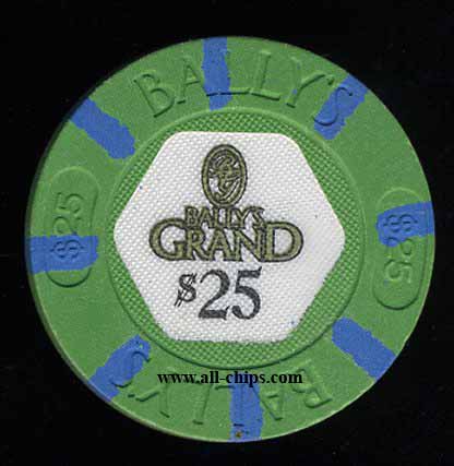BAG-25 (flat)  $25.00 Ballys Grand  