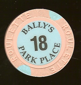Ballys 4 Park Place Peach Table 18