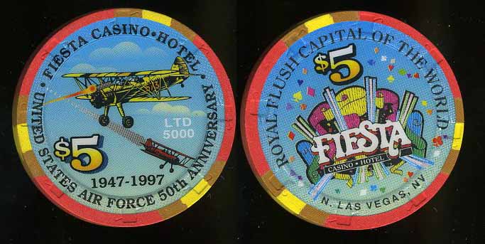 $5 Fiesta United States Air Force 50th Anniversary