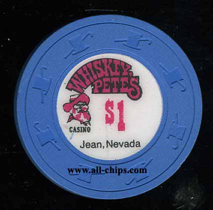 $1 Whiskey Petes Jean, NV. 1st issue 1989