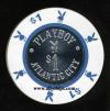 PLA-1 $1 Playboy with Concentric Circles Brighterer Blue
