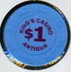 $1 Kings Casino Antigua Used