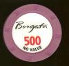 BOR-500NV Borgata $500 Tournament chip 