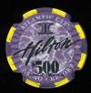 HAC-500 $500 Hilton 1st issue Notched
