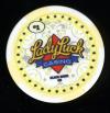 $1 Lady Luck Casino (With Incerts) Black Hawk, Colorado