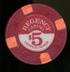 $5 Regency Casino Laughlin, NV.