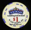 $1 Texas Gambling Hall 1st issue UNC