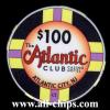 ACH-100 $100 Atlantic Club Hotel & Casino