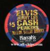 $5 Harrahs Elvis Jerry Lee Cash Perkins Million Dollar Quartet