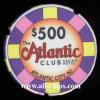 ACH-500a $500 Atlantic Club Back up