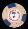 $1 Red Garter Casino 2nd issue Wendover, NV