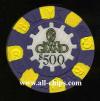 BAG-500a $500 Ballys Grand 2nd issue