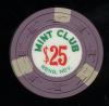 $25 Mint Club 1st issue 1958 Reno, NV.