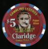 CLA-5g $5 Claridge Gambling Legends Poker Alice