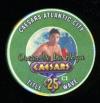 CAE-25d CC $25 Caesars Oscar De La Hoya Sample Rare