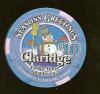 CLA-10f $10 Claridge Seasons Greetings 1999