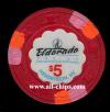$5 Eldorado Casino 1990