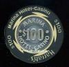 HAR-100b $100 Harrahs 2nd issue Concentric Circles