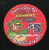 $5 Johnny Z St Patricks day 2015 Central City CO.