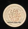 White Las Vegas Club Large Crown Roulette from the 1950s