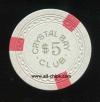$5 Crystal Bay Club 2nd issue 1950s