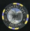 HAC-100b $100 Atlantic City Hilton 2nd issue UNC SALE!