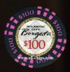 BOR-100 $100 Borgata 1st issue