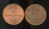 Four Queens Free Play Copper Nickel sized NCV Slot Token
