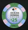 $25 Ocean Downs Casino 1st issue Berlin MD